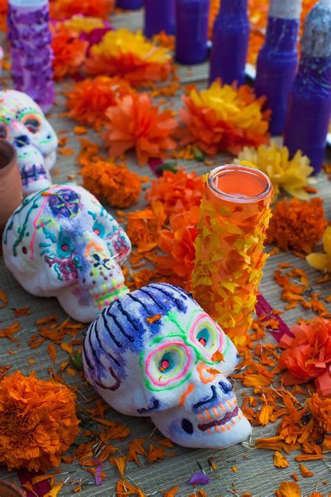 Traditional Day of the Dead decorations